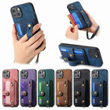 Wrist Lanyard Card Holder Kickstand Case for iphone