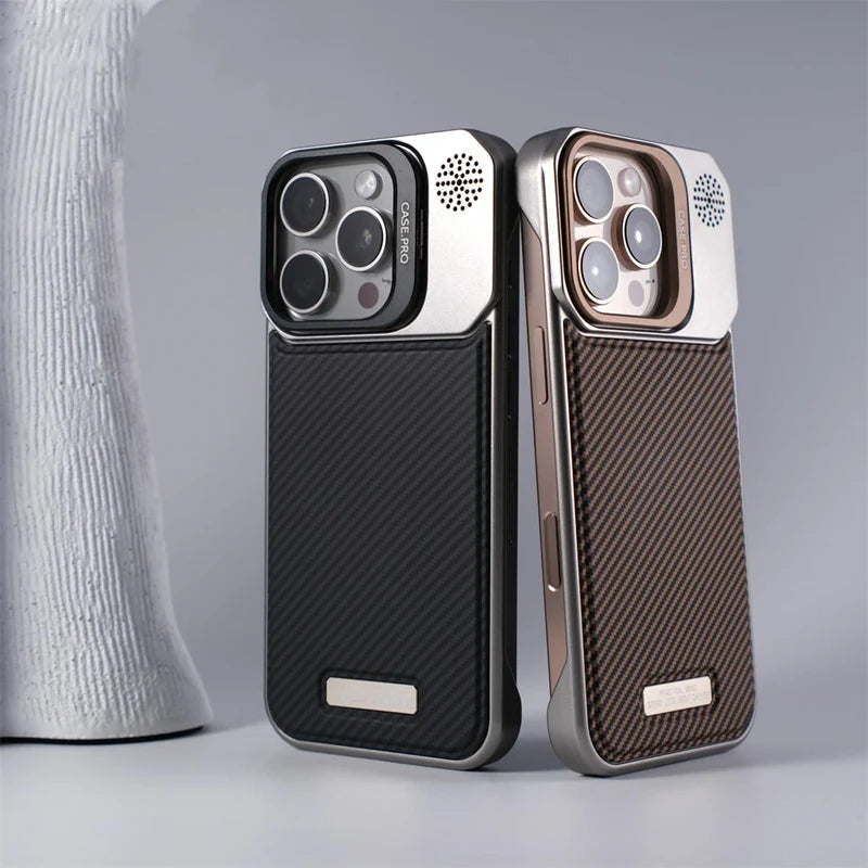 Luxury Frameless Carbon Fiber Pattern Slim Case for iPhone