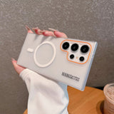 Luxury Magnetic Wireless Charge Magsafe Case For Samsung