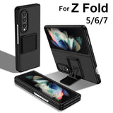 Frosted anti-fall bracket Case For Samsung