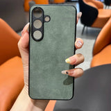 Luxury Sheepskin Leather Phone Case Samsung