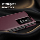 Shockproof Leather Flip Kickstand Case for Samsung