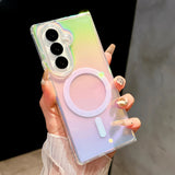 Rainbow Gradient Magsafe Case For Samsung
