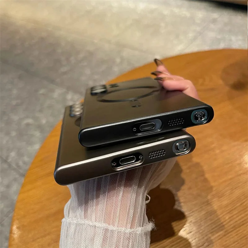 Luxury Shockproof Magnetic Wireless Charging For Magsafe Cases For Samsung