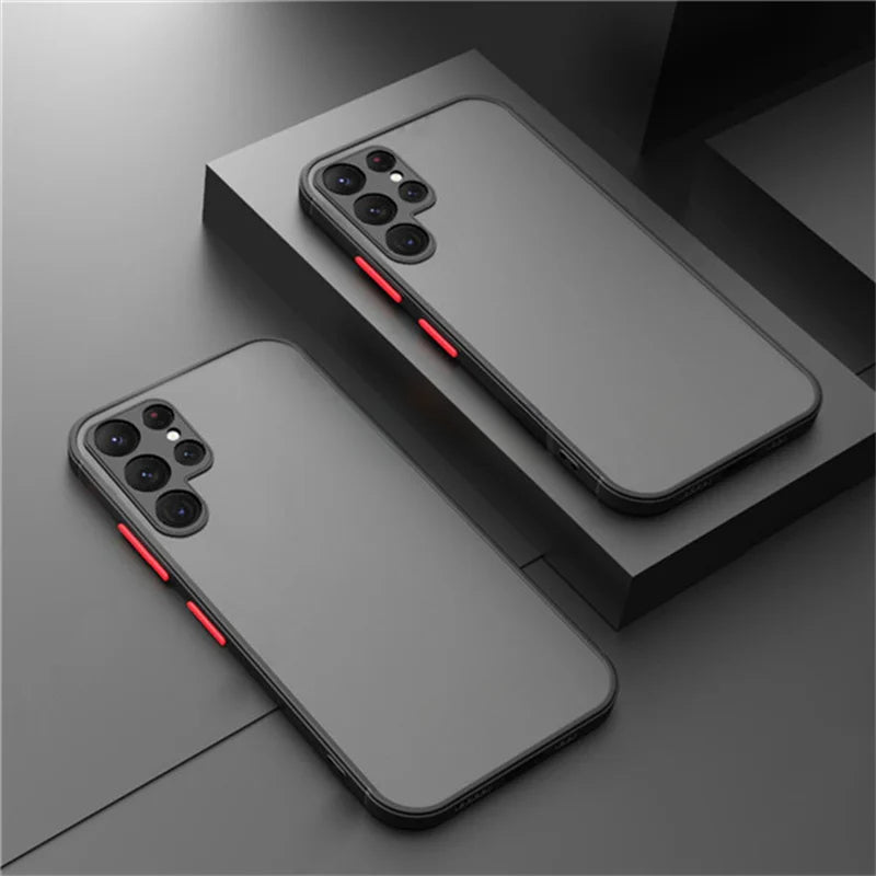 Protect Lens Hard PC Matte Case For Samsung