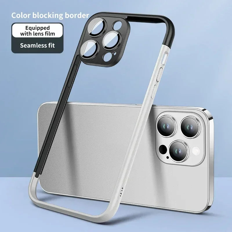 Contrast Metal Bumper Frame iPhone Case