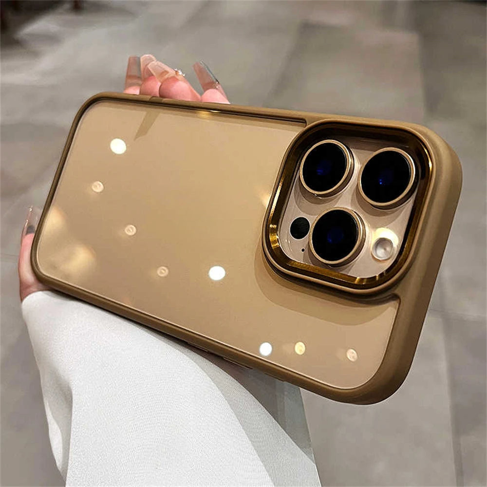 Luxury Transparent Soft Silicone Case For iPhone