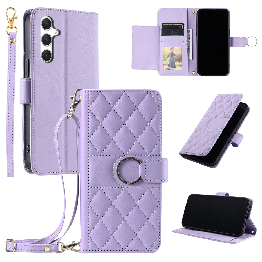 Leather Wallet Ultra Flip Case For Samsung Galaxy