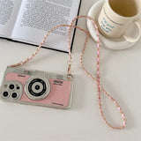 Classic Retro Camera Lanyard Case for iPhone