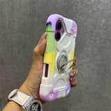 Luxury Heavy Duty Ring Holder Case for iPhone