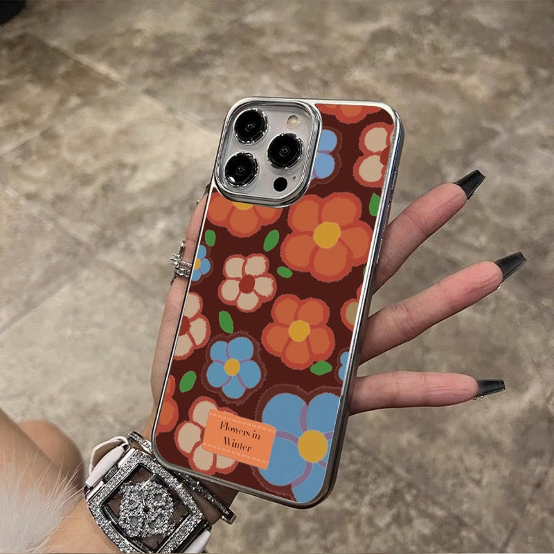Retro Small Flower Case For iPhone