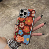 Retro Small Flower Case For iPhone