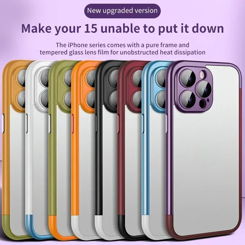Contrast Metal Bumper Frame iPhone Case