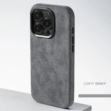 Italian Flip Fur Leather Magnetic Case for iPhone