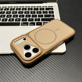 Magnetic Color Block Soft Touch Case for iphone