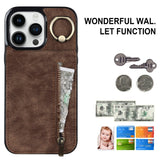 Leather Card Holder Kickstand Case for iphone