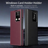 Shockproof Leather Flip Kickstand Case for Samsung