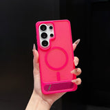 Invisible Magnetic Kickstand Case for Samsung