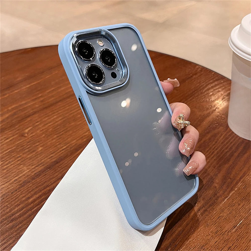 Luxury Transparent Soft Silicone Case For iPhone