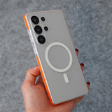 3D Corrugated Pattern Non-slip Matte Clear Case For Samsung