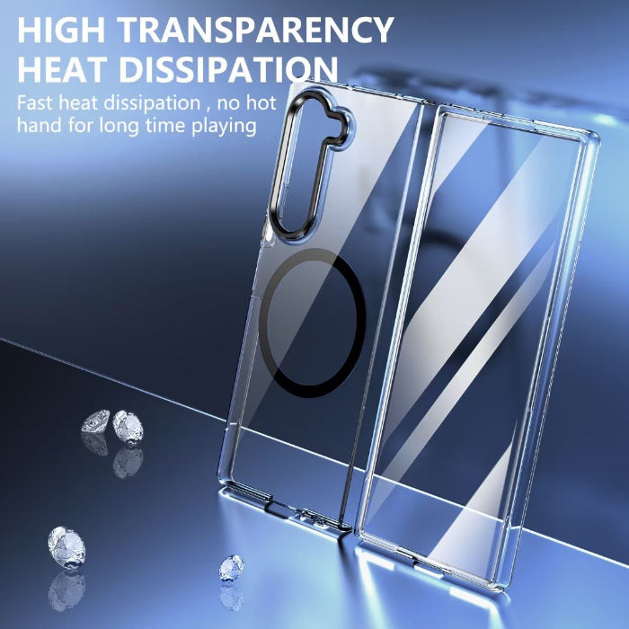 Ultra Slim Transparent Magsafe Phone Case For Samsung