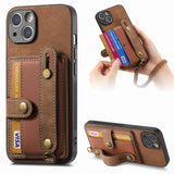 Wrist Lanyard Card Holder Kickstand Case for iphone