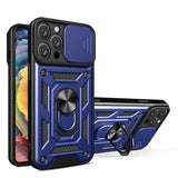 Armor Shockproof Magnetic Ring Stand Holder Case For iPhone