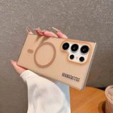 Luxury Magnetic Wireless Charge Magsafe Case For Samsung