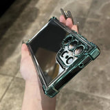 Plating Armor Transparent Case For Samsung