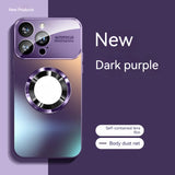 Fashionable Large Window Magnetic Case For iPhone