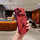 Honeycomb Magnetic Cooling Kickstand Case for iphone