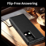 Shockproof Leather Flip Kickstand Case for Samsung