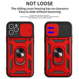 Armor Shockproof Magnetic Ring Stand Holder Case For iPhone