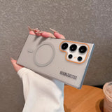 Luxury Magnetic Wireless Charge Magsafe Case For Samsung