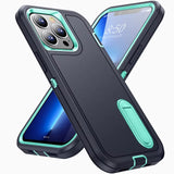Heavy Duty Shockproof Anti-Scratch Rugged Protective with Kickstand Case For iPhone