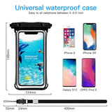 Full View Waterproof Transparent Swimming Pouch Case for Phone