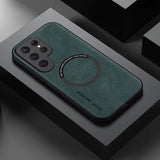 Magnetic For Magsafe Leather Case For Samsung Galaxy