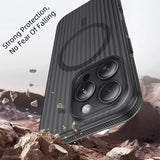 3D Corrugated Texture Magsafe Magnetic Case For iPhone
