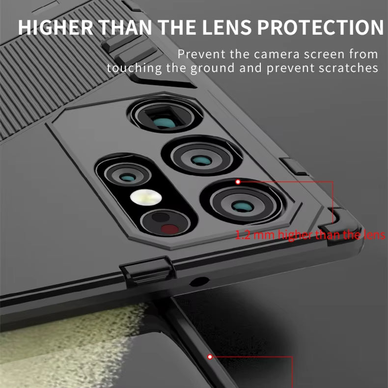 Armor Shockproof Magnetic Holder Stand Cases For Sumsung