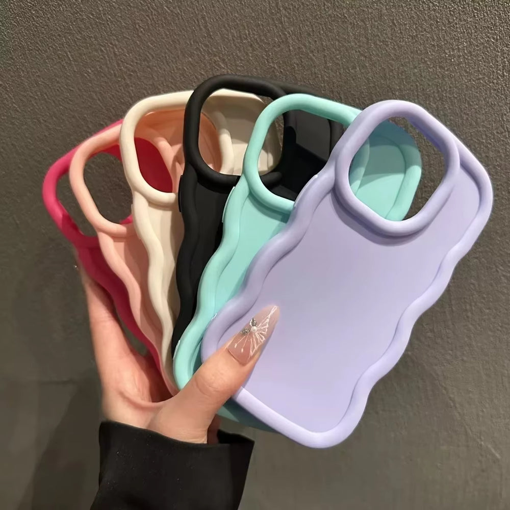 Fashion Soft Curly Wave Case for iPhone