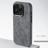 Italian Flip Fur Leather Magnetic Case for iPhone