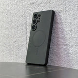 Luxury Silicone Magnetic Case For Samsung Galaxy