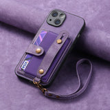 Wrist Lanyard Card Holder Kickstand Case for iphone