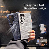 Matte Heat Dissipation Magnetic Hidden Kickstand Case for Samsung