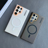 Luxury Magnetic Wireless Charge Magsafe Case For Samsung