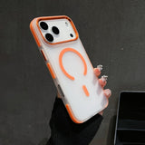 Acrylic Magnetic Shockproof Soft Touch Case for iphone