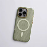 Heat Dissipation Hollow Shockproof Magnetic Case For iPhone