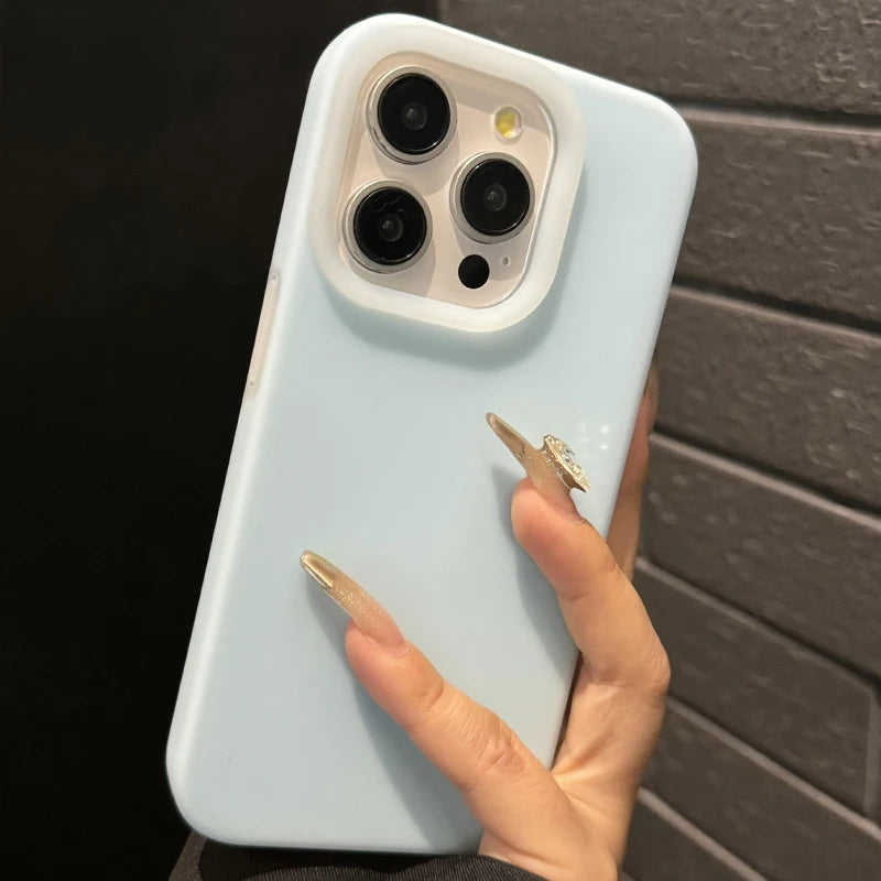 Ins Cute Jelly Silicone Shockproof Phone Case For iPhone