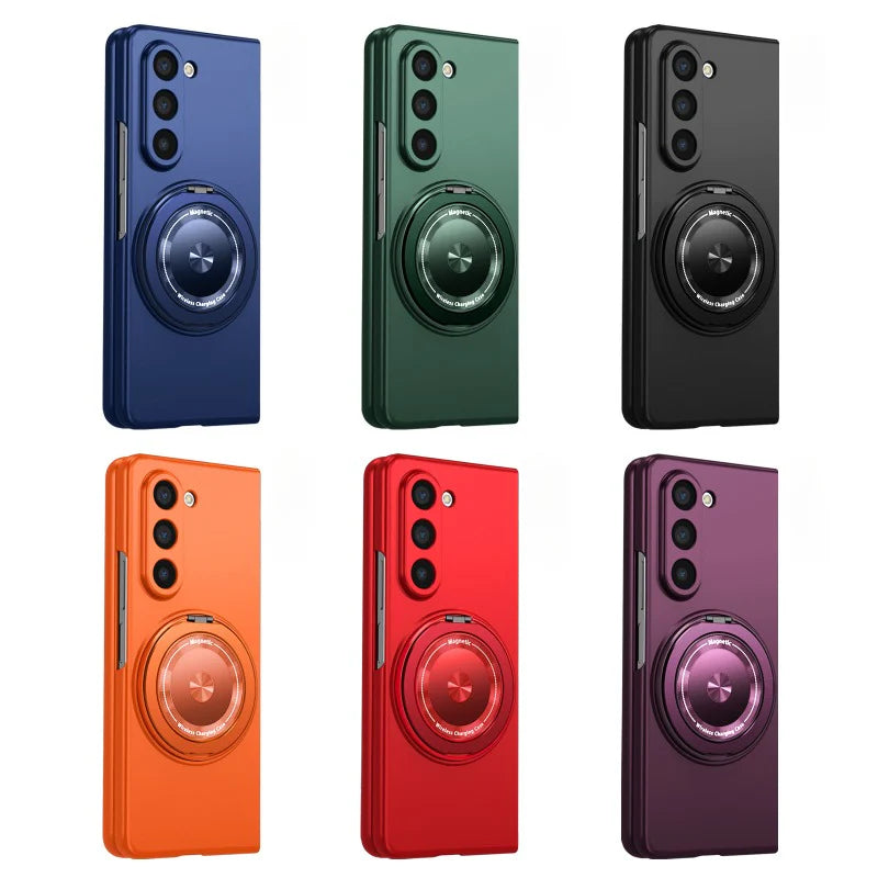 Rotating Bracket Magnetic Phone Case For Samsung