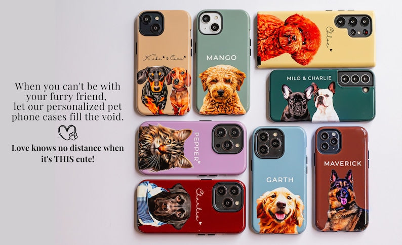 Custom Personalized Pet Phone Case for iPhone/Samsung/Google Pixel